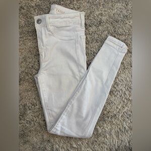 Women's White American Eagle Jeans
